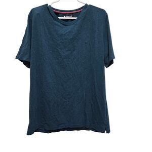 Buttercloth Icy Cotton Crewneck Tee Blue Heather Size XL